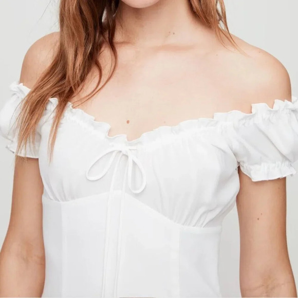 Aritzia White Mini Dress - Picture 2 of 10